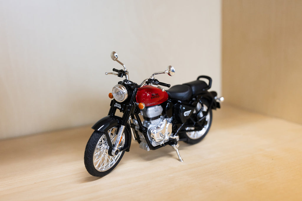 ROYAL ENFIELD CLASSIC 350 MOTORCYCLE PULL BACK SCALE 1:15