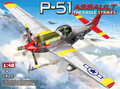 C1002 - MUSTANG P51 PLANE WITH RED MARKINGS - 'CLICK' QUICK BUILD - NO GLUE NEEDEDDED SCALE 1:48 C72