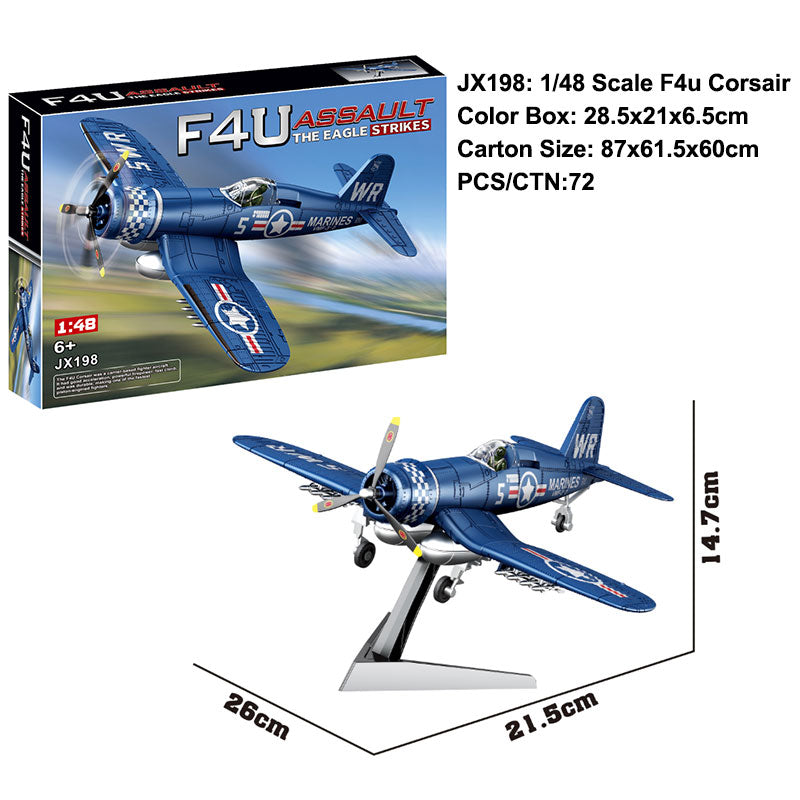 C1010 - F4U PLANE DARK BLUE SCALE 1:48 C72