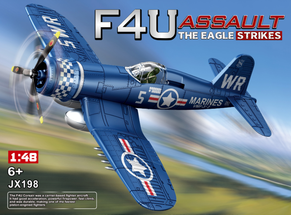 C1010 - F4U PLANE DARK BLUE SCALE 1:48 C72